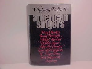 Seller image for American Singers for sale by Gene The Book Peddler