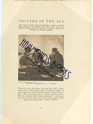 Image du vendeur pour Article: Toilers of the Sea - "And Artists That Have Painted Them" mis en vente par Hammonds Antiques & Books