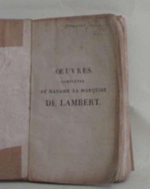 Seller image for Oeuvres compltes suivies de ses lettres  plusieurs personnages clbres tome second for sale by crealivres