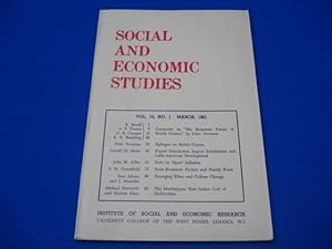 Social and Economic Studies. VOL. 8 N°1 (Mars)