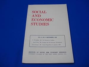 Social and Economic studies. Vol. 8 N°3