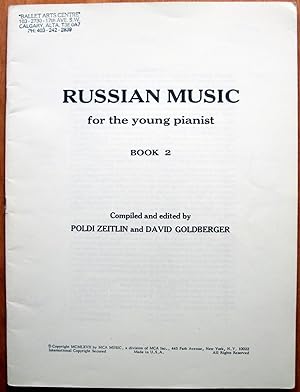 Imagen del vendedor de Russian Music for the Young Pianist. Book 2. a la venta por Ken Jackson