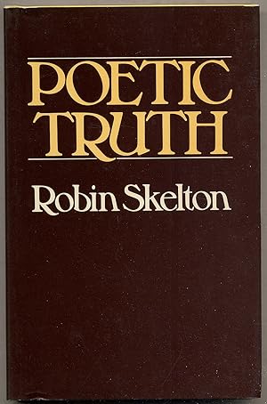 Seller image for Poetic Truth for sale by Between the Covers-Rare Books, Inc. ABAA