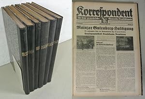 Korrespondent. Mitteilungsblatt des Deutschen Arbeiterverbandes des graphischen Gewerbes, 6 Jahrg...