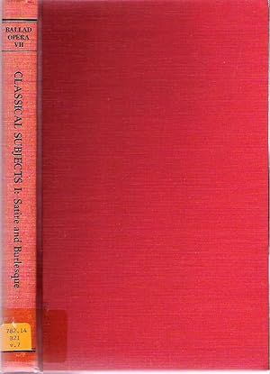 Seller image for Classical Subjects I : Satire and Burlesque for sale by Mike's Library LLC