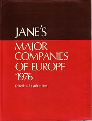 Seller image for JANE'S MAJOR COMPANIES OF EUROPE 1976 for sale by Jean-Louis Boglio Maritime Books