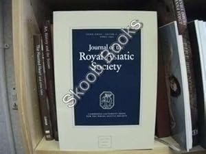 Bild des Verkufers fr Journal of the Royal Asiatic Society of Great Britain and Ireland, Third Series, Volume 2, Part 1, April 1992 zum Verkauf von PsychoBabel & Skoob Books