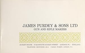 Guns and rifles by James Purdy & Sons Ltd [cover title]. James Purdy & Sons, gun and rifle makers