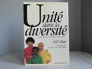 Seller image for Unit dans la diversit for sale by Bidonlivre