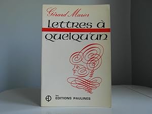 Seller image for Lettres  quelqu'un for sale by Bidonlivre