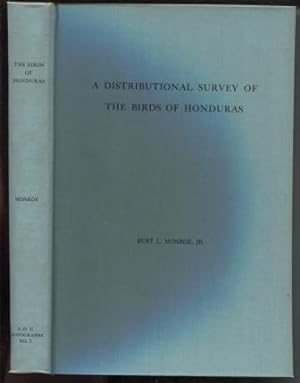 Image du vendeur pour A Distributional Survey of the Birds of Honduras. (No.7) mis en vente par E Ridge Fine Books