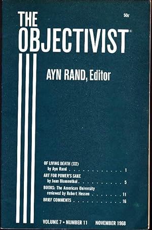 The Objectivist Vol 7, No. 11, November 1968