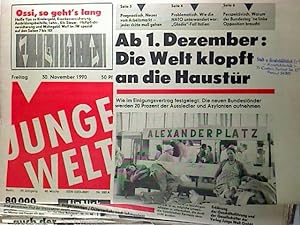 Junge Welt - Organ d. Zentralrats der FDJ. - 44. Jg. / 1990, 1. - 30. November, Nr. 256 - 280 A.