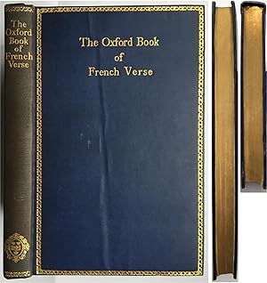 Oxford Book of French Verse