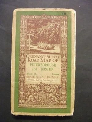 Ordnance Survey Road Map of Peterborough and Boston: Sheet 18, 1/2 inch to 1 mile