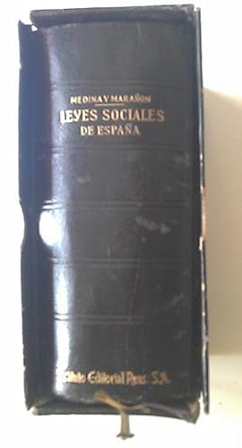 Seller image for Leyes Sociales De Espaa for sale by Librera Salvalibros Express