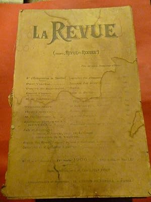 Bild des Verkufers fr la Revue (Ancienne Revue des Revues.) Directeur: Jean Finot. 1906. N 19. 1er octobre 1906. zum Verkauf von Carmichael Alonso Libros