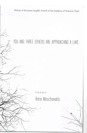 Imagen del vendedor de You and Three Others Are Approaching a Lake a la venta por Riverhorse Books