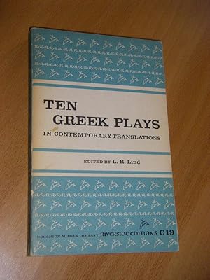 Seller image for Ten Greek plays in contemporary translations for sale by Versandantiquariat Rainer Kocherscheidt