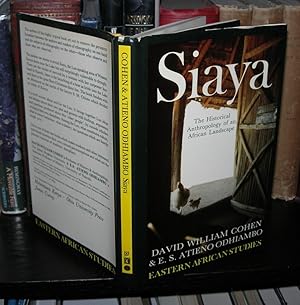 Seller image for SIAYA The Historical Anthropology of an African Landscape for sale by Evolving Lens Bookseller