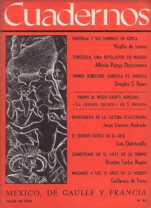 Imagen del vendedor de CUADERNOS. La Revista Mensual de Amrica Latina. N 86. Julio 1964 a la venta por Librera El Astillero