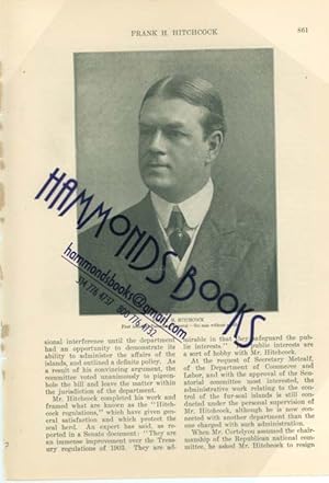 Imagen del vendedor de Article: Frank H. Hitchcock, the Man Without a Pull; John Weaver, Philadelphias Mayor As a Reformer; Thomas F. Ryan, the New Master of the Equitable Life Assurance Company a la venta por Hammonds Antiques & Books