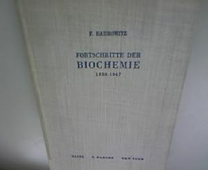 Seller image for Fortschritte der Biochemie 1938 - 1947. for sale by Antiquariat Bookfarm