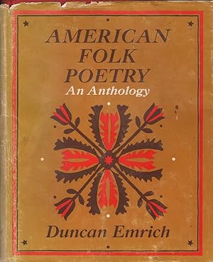 Seller image for American Folk Poetry: An Anthology for sale by Mr Pickwick's Fine Old Books