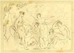 Diana and her Nymphs bathing. #36.