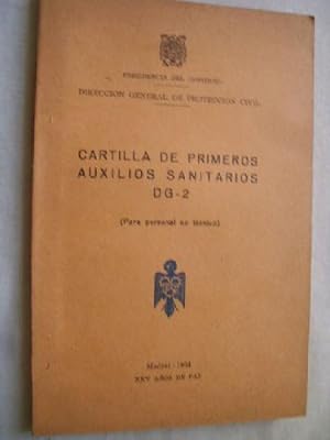 CARTILLA DE PRIMEROS AUXILIOS SANITARIOS DG-2