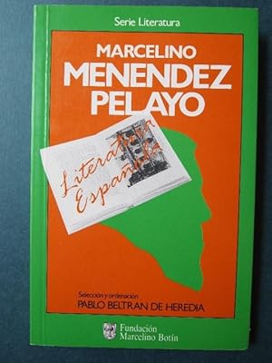 Bild des Verkufers fr Marcelino Menndez Pelayo. zum Verkauf von Carmen Alonso Libros