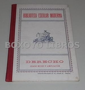 Seller image for Derecho. Grado medio y ampliacin for sale by Boxoyo Libros S.L.