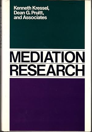 Seller image for Mediation Research The Process and Effectiveness of Third-Party Intervention for sale by Riverwash Books (IOBA)