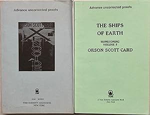 Two proofs. Xenocide and The Ships of Earth: Homecoming Volume 3