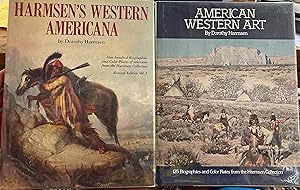 Seller image for Harmsen's Western American and American Western Art. Volumes I and II respectively. for sale by Gaabooks