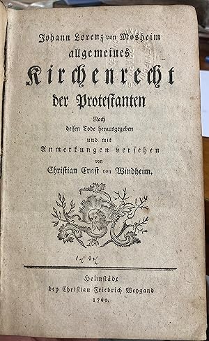 Allgemeines kirchenrecht der Protestanten