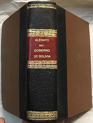 Seller image for Alegato de parte del Gobierno de Bolivia for sale by Gaabooks