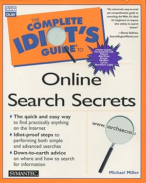 Seller image for The Complete Idiot's Guide To Online Search Secrets for sale by Kenneth A. Himber