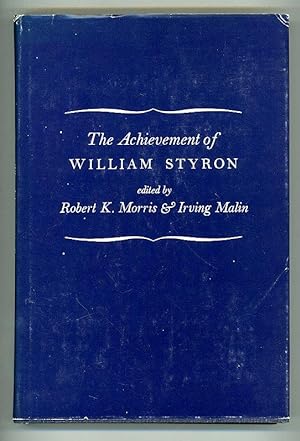 Imagen del vendedor de The Achievement of William Styron a la venta por Andmeister Books