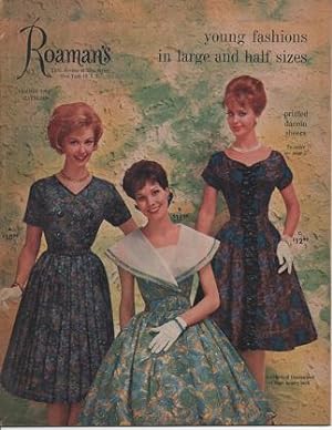 ROAMAN'S YOUNG FASHIONS IN LARGE AND HALF SIZES:; Summer 1962 Catalog