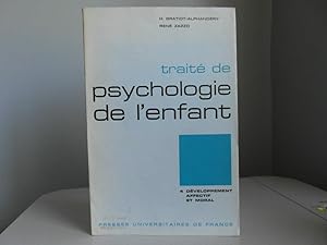 Imagen del vendedor de Trait de psychologie de l'enfant 4: Dveloppement affectif et moral a la venta por Bidonlivre