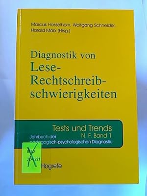 Diagnostik von Lese-Rechtschreibschwierigkeiten: Jahrbuch der pädagogisch-psychologischen Diagnos...