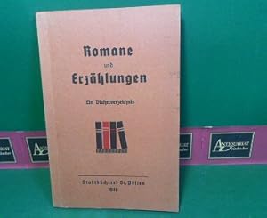 Roman und Erzählungen - Ein Bücherverzeichnis.