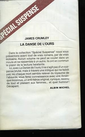 Bild des Verkufers fr LA DANSE DE L'OURS. zum Verkauf von Le-Livre