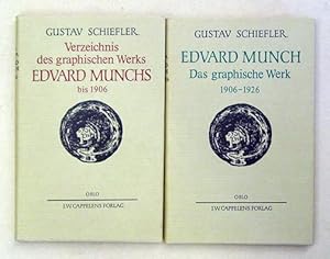 Imagen del vendedor de Verzeichnis des graphischen Werks Edvard Munchs Bd. I bis 1906; II Bd. 1906--1926. (2 Bde.). a la venta por antiquariat peter petrej - Bibliopolium AG