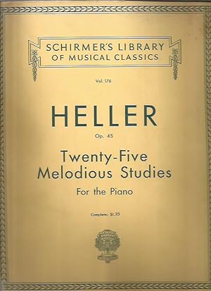 Seller image for Op. 45: Twenty-Five Melodious Studies for the Piano (Library of Musical Classics Vol. 176) for sale by Bookfeathers, LLC