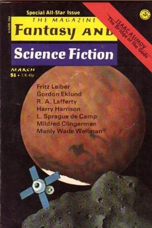 Imagen del vendedor de The Magazine of Fantasy and Science Fiction March 1975, Catch That Zeppelin, The Time Before, The Ghastly Priest Doth Reign, The Lamp, Sandsnake Hunter, A Scarletin Study, Three Shadows of the Wolf, Speed of the Cheetah Roar of the Lion, ++ a la venta por Nessa Books