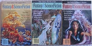 Immagine del venditore per The Magazine of Fantasy & Science Fiction July, August & September 1988 -featuring in 3 parts "Beyond The Red Lord's Reach", + Eidolons, The Thing at the Top of the Stairs, The Man Who Loved the Vampire Lady, Beibermann's Soul, The Malice of the Demon, ++ venduto da Nessa Books