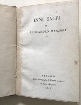 Immagine del venditore per Inni Sacri. venduto da LIBRERIA PAOLO BONGIORNO