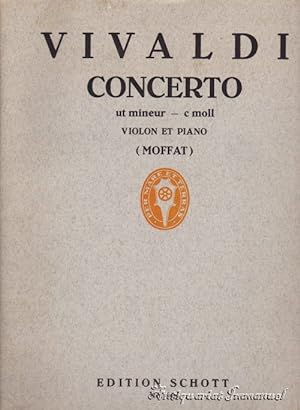 Vivaldi Concerto ut mineur - c moll. Violon et Piano. Concertos classiques pour violon et piano o...